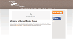 Desktop Screenshot of borneoholidayhomes.com